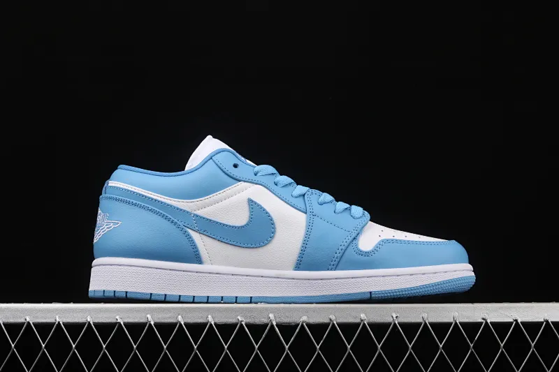 All categories Air Jordan Jordan series basketball shoes Air Jordan 1 Low new version Air Jordan 1 Low Shadow AJ1 Joe 1 North Carolina blue low-top cultural and leisure sports sneakers AO9944-441